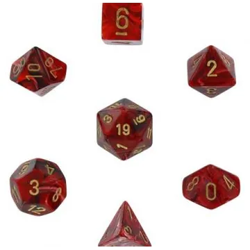 Chessex Vortex Burgundy with Gold - slika proizvoda pod brojem: 1