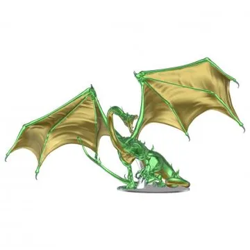 DD5 Icons: Adult Emerald Dragon Premium Figure WIZ96064 - image of product number: 1