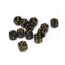 Preporučeni proizvod:  Chessex Opaque Black with Gold 16mm D6 Dice Block (12)