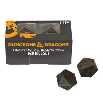 D&D Realmspace Heavy Metal D20 Dice Set - slika proizvoda pod brojem: 1