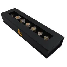 Recommended product: D&D Realmspace Heavy Metal RPG Dice Set