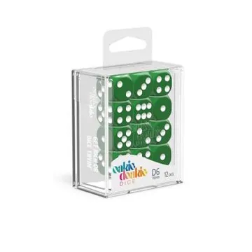 Oakie Doakie D6 x 12 Green Dice Set - slika proizvoda pod brojem: 1