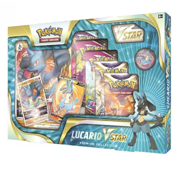 Pokemon TCG Lucario V Star Premium Pin Collection - image of product number: 1