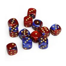 Preporučeni proizvod:  Chessex Gemini Blue Red with Gold 16mm D6 (12 Dice)