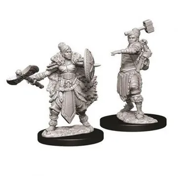 D&D Nolzur's marvelous miniatures - Female Half-orc Barbarian - slika proizvoda pod brojem: 1