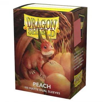 Dragon Shield Standard Peach Matte Dual Sleeves - image of product number: 1