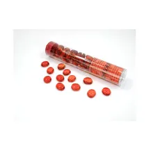 Recommended product: Chessex Catseye Orange Glass Stones Tube