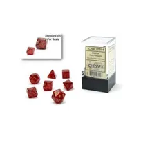 Recommended product: Chessex Mini Glitter Ruby with Gold 7-Dice Set