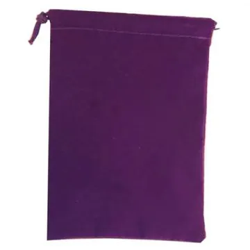 Small Suedecloth Dice Bag Purple - image of product number: 1