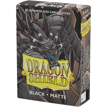 Dragon Shield Small Black Matte Sleeves - image of product number: 1