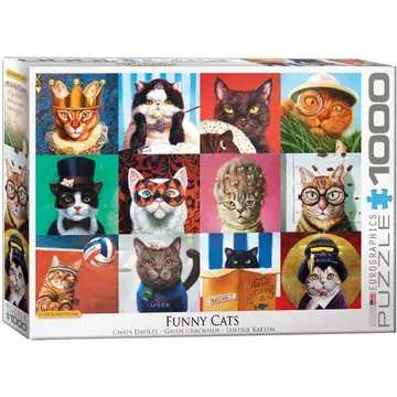 Puzzle Funny Cats by Lucia Heffernan - slika proizvoda pod brojem: 1