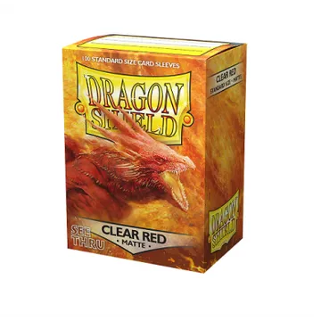 Dragon Shield Standard Clear Red Matte - slika proizvoda pod brojem: 1