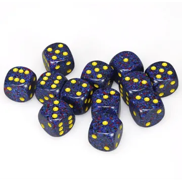 Chessex Speckled Twilight 16mm D6 Dice Block (12 Dice) - slika proizvoda pod brojem: 1
