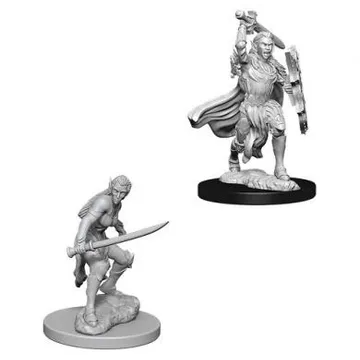 D&D Nolzur's marvelous miniatures - Female Elf Fighter - image of product number: 1
