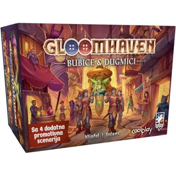 Gloomhaven Bubice i Dugmići (Gloomhaven Buttons & Bugs na srpskom jeziku) - slika proizvoda pod brojem: 1