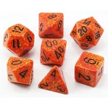 Recommended product: Chessex Speckled Fire
