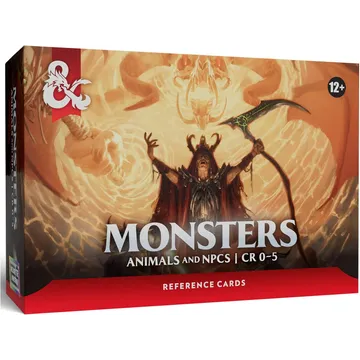 D&D 5.5e Monsters Reference Cards - Animals and NPCs - slika proizvoda pod brojem: 1