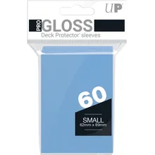 Recommended product: Ultra PRO Gloss Light Blue Small Sleeves