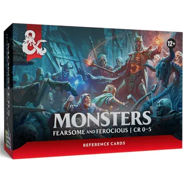 D&D 5.5e Monsters Reference Cards - Fearsome and Ferocious - slika proizvoda pod brojem: 1