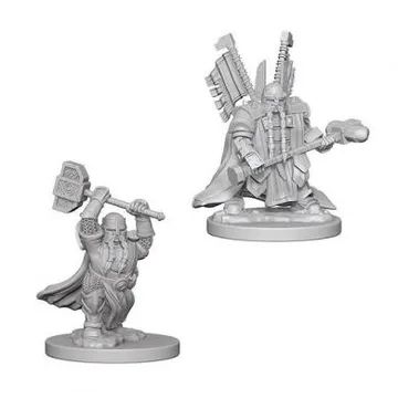 D&D Nolzur's marvelous miniatures - Male Dwarf Paladin - image of product number: 1