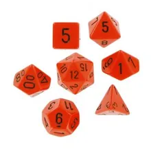 Preporučeni proizvod:  Chessex Opaque Orange with Black