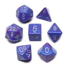 Recommended product: Chessex Speckled Silver Tetra