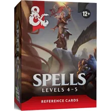 Preporučeni proizvod: D&D 5.5e Spells Reference Cards - Levels 4–5