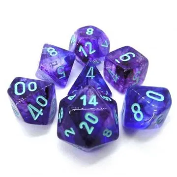 Chessex Nebula Nocturnal with Light Blue - image of product number: 1