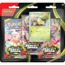 Preporučeni proizvod: Pokemon TCG Mega Evolution Perfect Order 3-Booster Blister Chikorita