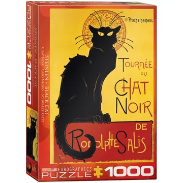 Puzzle Black Cat by T.A. Steinlen - slika proizvoda pod brojem: 1