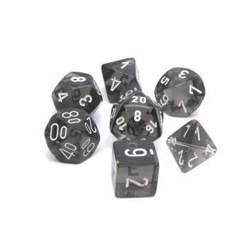 Chessex Translucent Smoke with White - image of product number: 1
