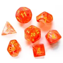 Preporučeni proizvod:  Chessex Ghostly Glow Orange with Yellow 7-Dice Set