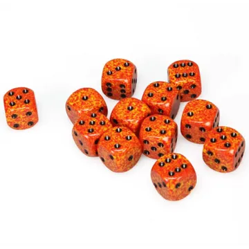 Chessex Speckled Fire 16mm D6 Dice Block (12 Dice) - image of product number: 1
