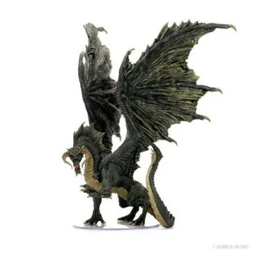 DD5 Icons Adult Black Dragon Premium Figure - image of product number: 1