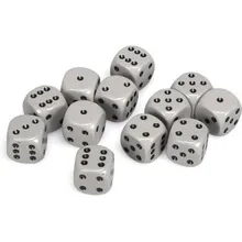 Preporučeni proizvod: Chessex Opaque Dark Grey with Black 16mm D6 Dice Block (12 Dice)
