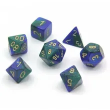 Preporučeni proizvod:  Chessex Gemini Blue Green with Gold