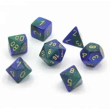 Chessex Gemini Blue Green with Gold - slika proizvoda pod brojem: 1