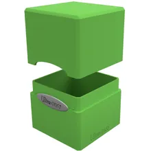 Recommended product: Ultra Pro Lime Green Satin Cube Deck Box