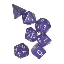 Preporučeni proizvod:  Chessex Opaque Purple with White