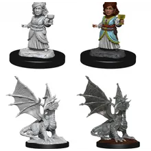 Preporučeni proizvod:  D&D Nolzur's Marvelous Miniatures Silver Dragon Wyrmling & Female Halfling