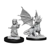 Preporučeni proizvod:  D&D Nolzur's Marvelous Miniatures Silver Dragon Wyrmling & Female Halfling