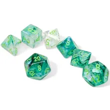 Preporučeni proizvod: Chessex Borealis Kelp/Light Green Luminary Polyhedral 7-Dice Set