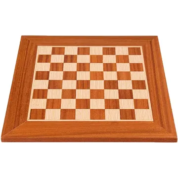 Mahogany Wood & Oak Inlaid Chessboard - 34x34cm - slika proizvoda pod brojem: 1