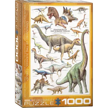 Puzzle Dinosaurs of Jurassic Period - slika proizvoda pod brojem: 1
