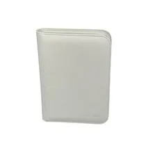 Recommended product: Vivid 4-Pkt White Zippered PRO-Binder