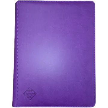 Kaissa 9-Pkt Premium Zippered Binder Purple - slika proizvoda pod brojem: 1