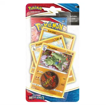 Pokemon TCG Sword & Shield Battle Styles Premium Checklane Blister (Larvitar) - slika proizvoda pod brojem: 1