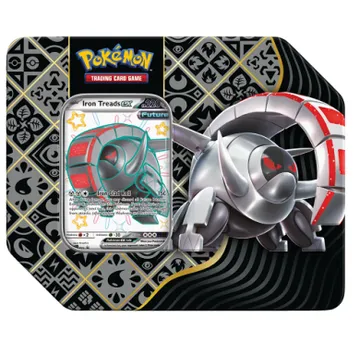 Pokemon SV4.5 Paldean Fates 5-Booster Tin Iron Treads EX - image of product number: 1