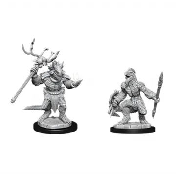 D&D Nolzur's Marvelous Miniatures Lizardfolk & Lizardfolk Shaman - image of product number: 1