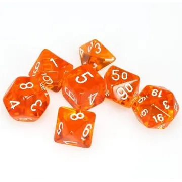 Chessex Translucent Orange with White - slika proizvoda pod brojem: 1
